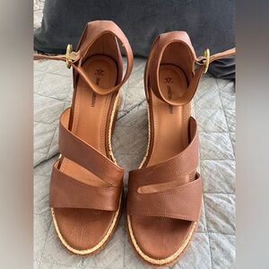 Johnston & Murphy Wedge Espadrille Sandals